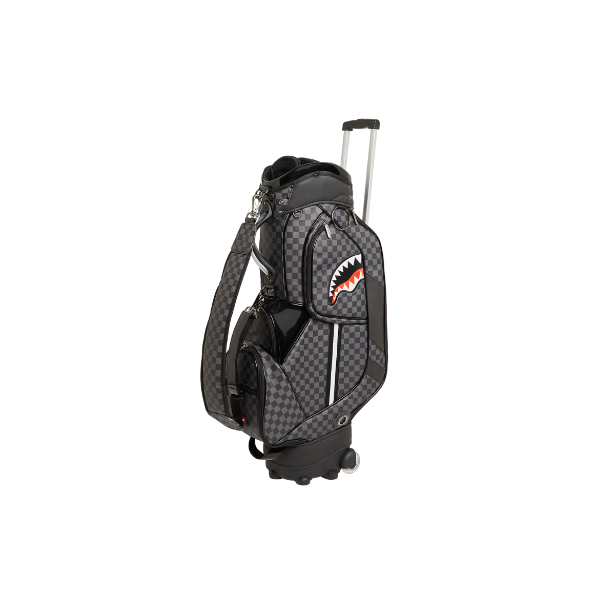 SPRAYGROUND SHARKS IN PARIS BLACK GOLF BAG