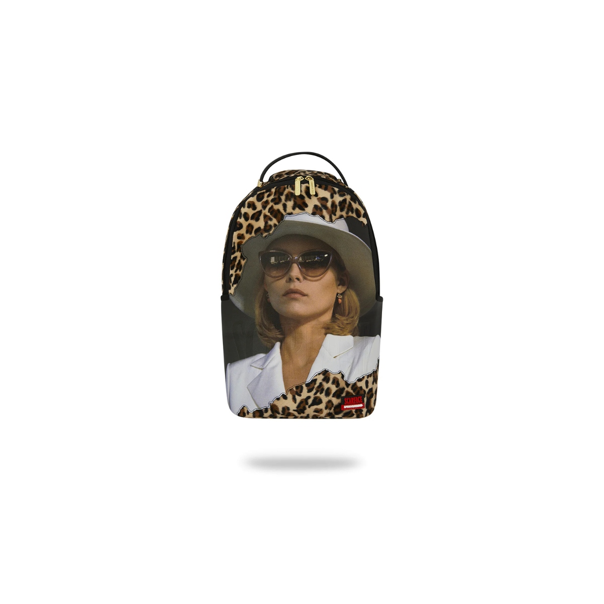 ZAINO SPRAYGROUND SCARFACE ELVIRA LEOPARD PRINT