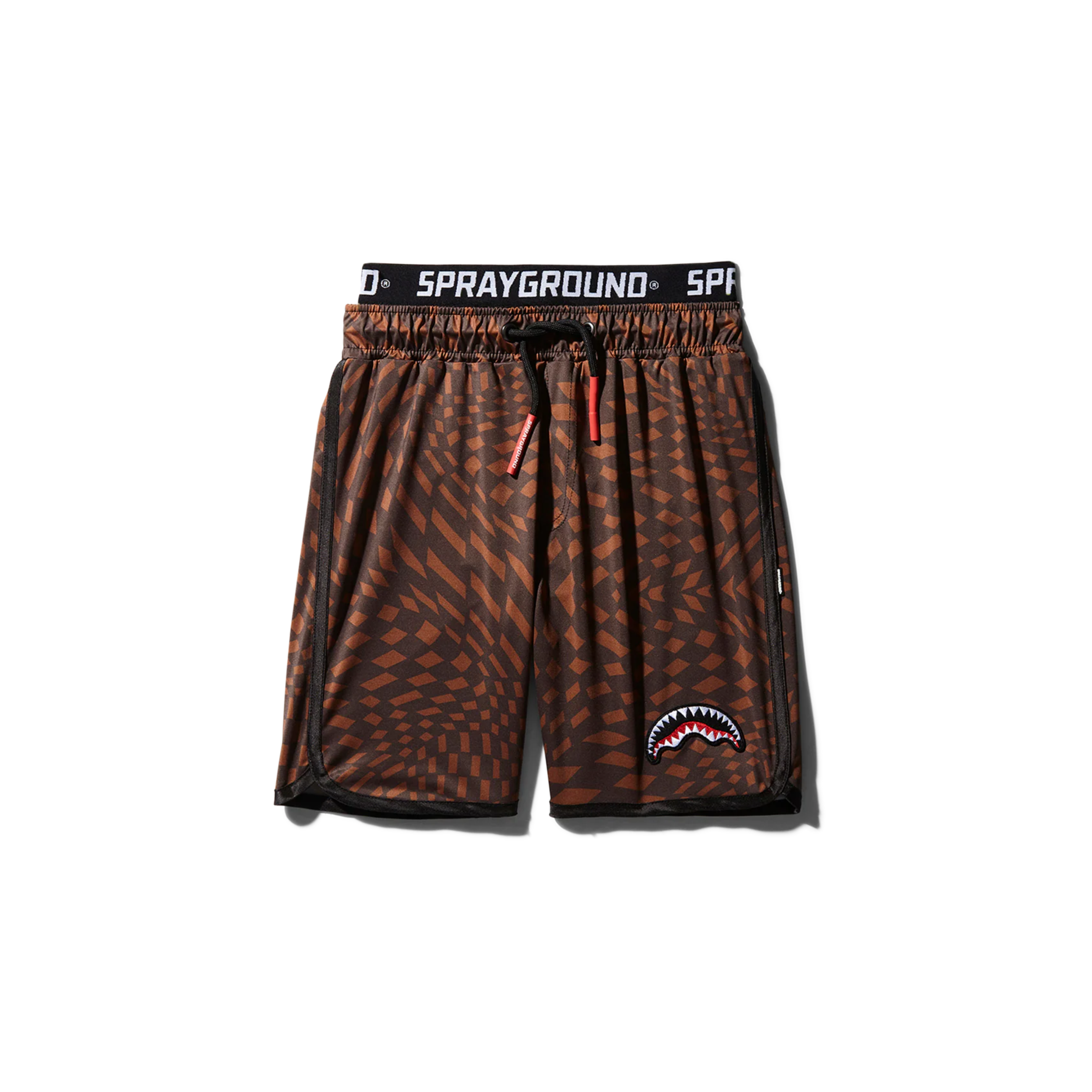 Trippy Henny Swim Shorts Brown Sprayground