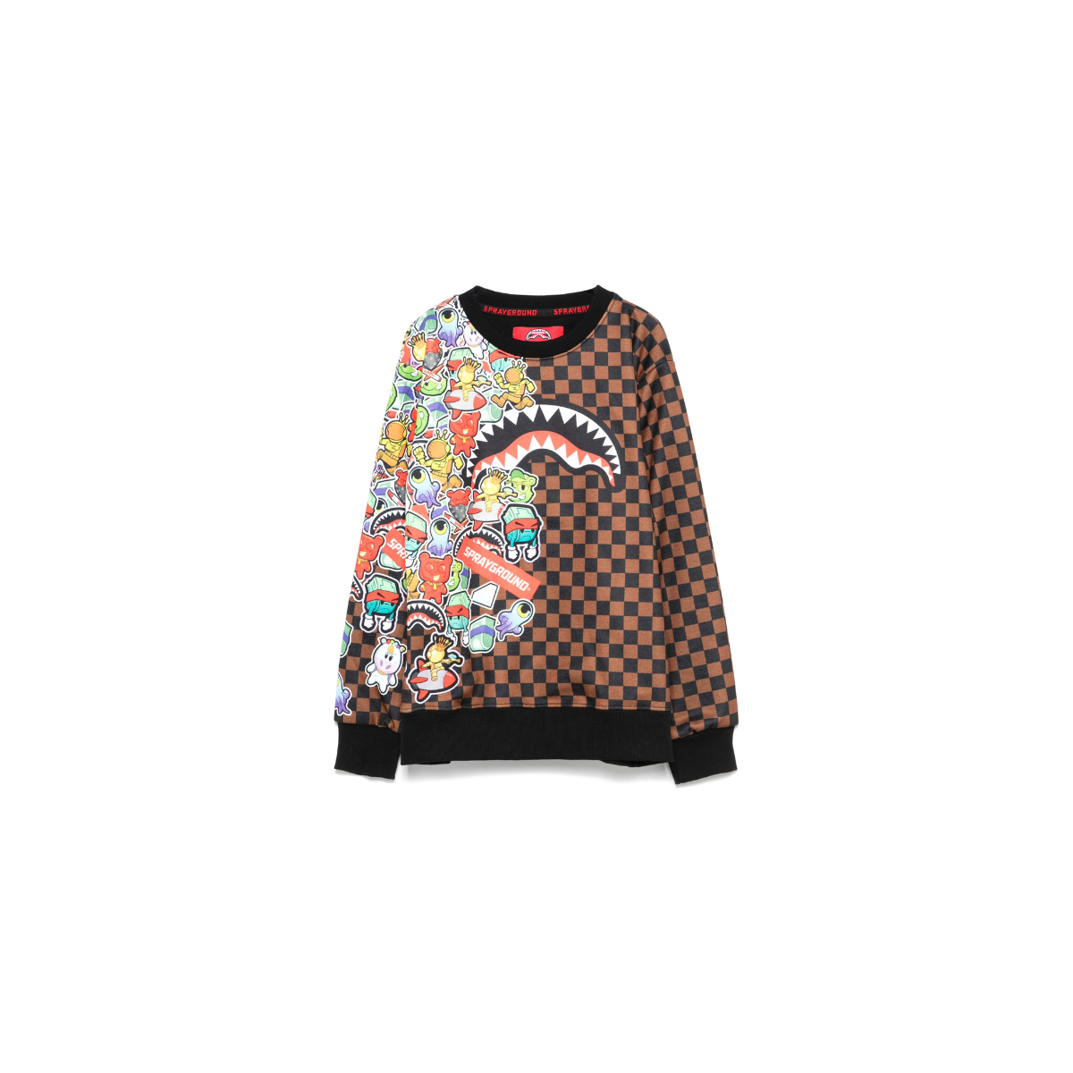 SPRAYGROUND KIDS STICKER BOMB CREWNECK