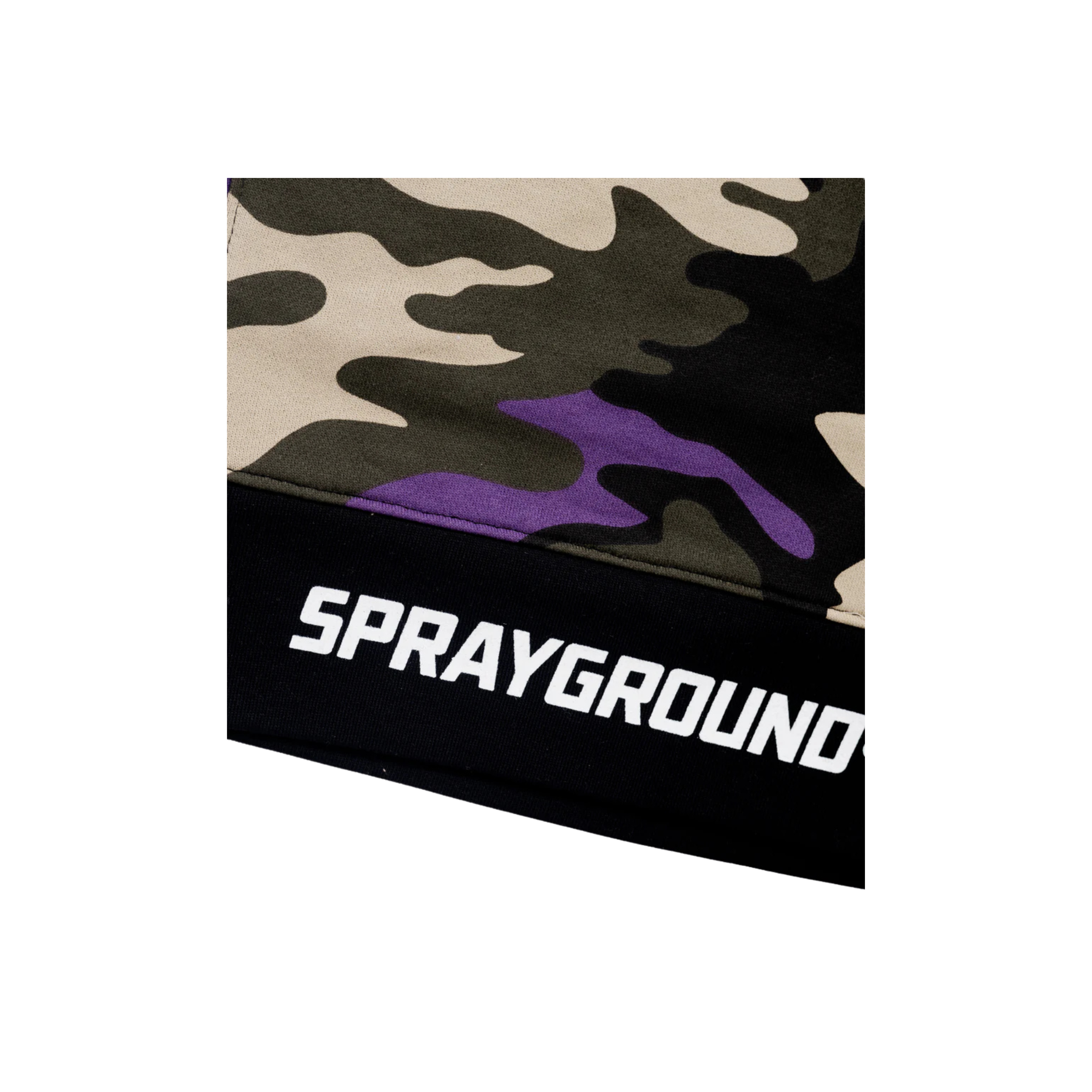 Purple Camo Shorts Sprayground