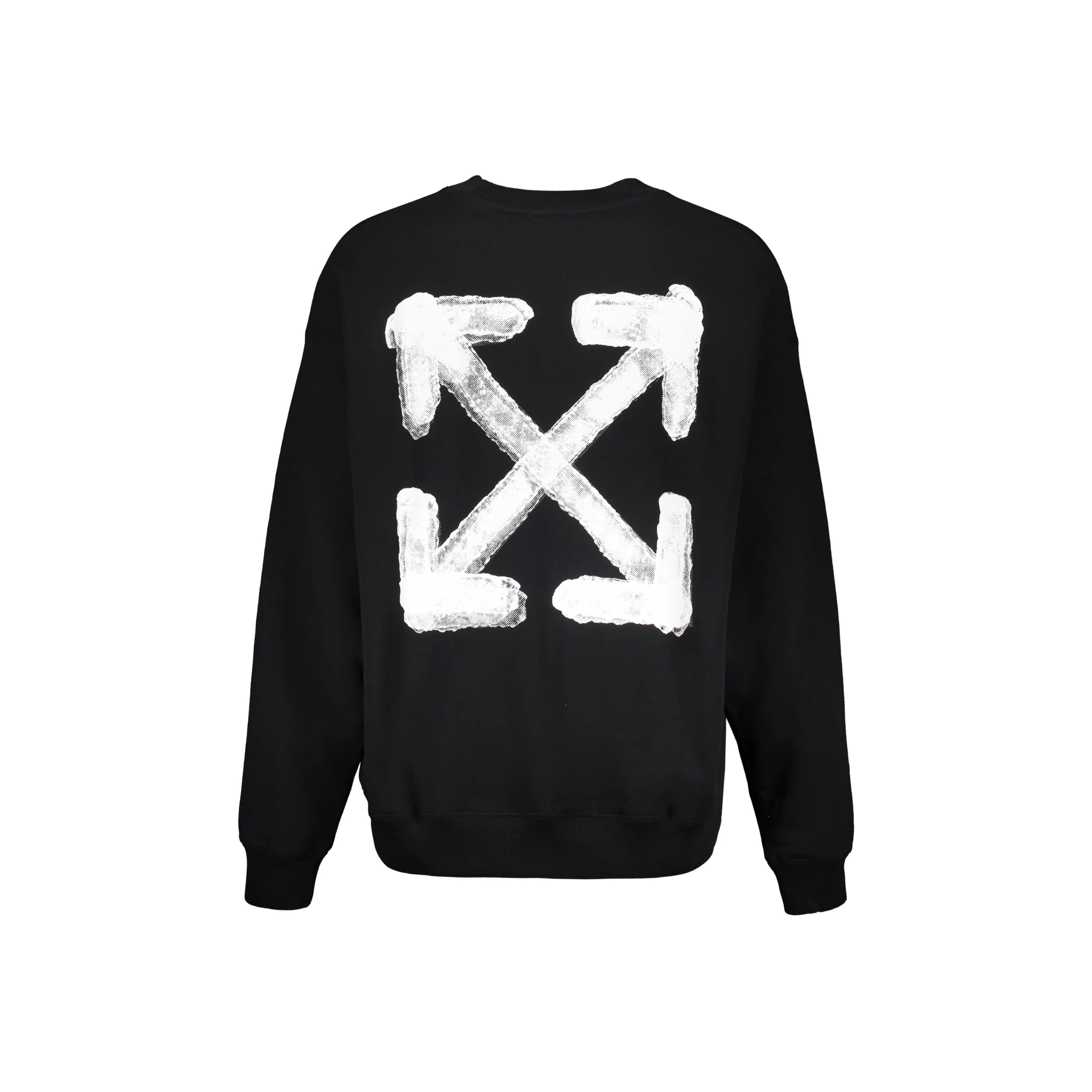 OFF-WHITE FELPA CON STAMPA LOGO