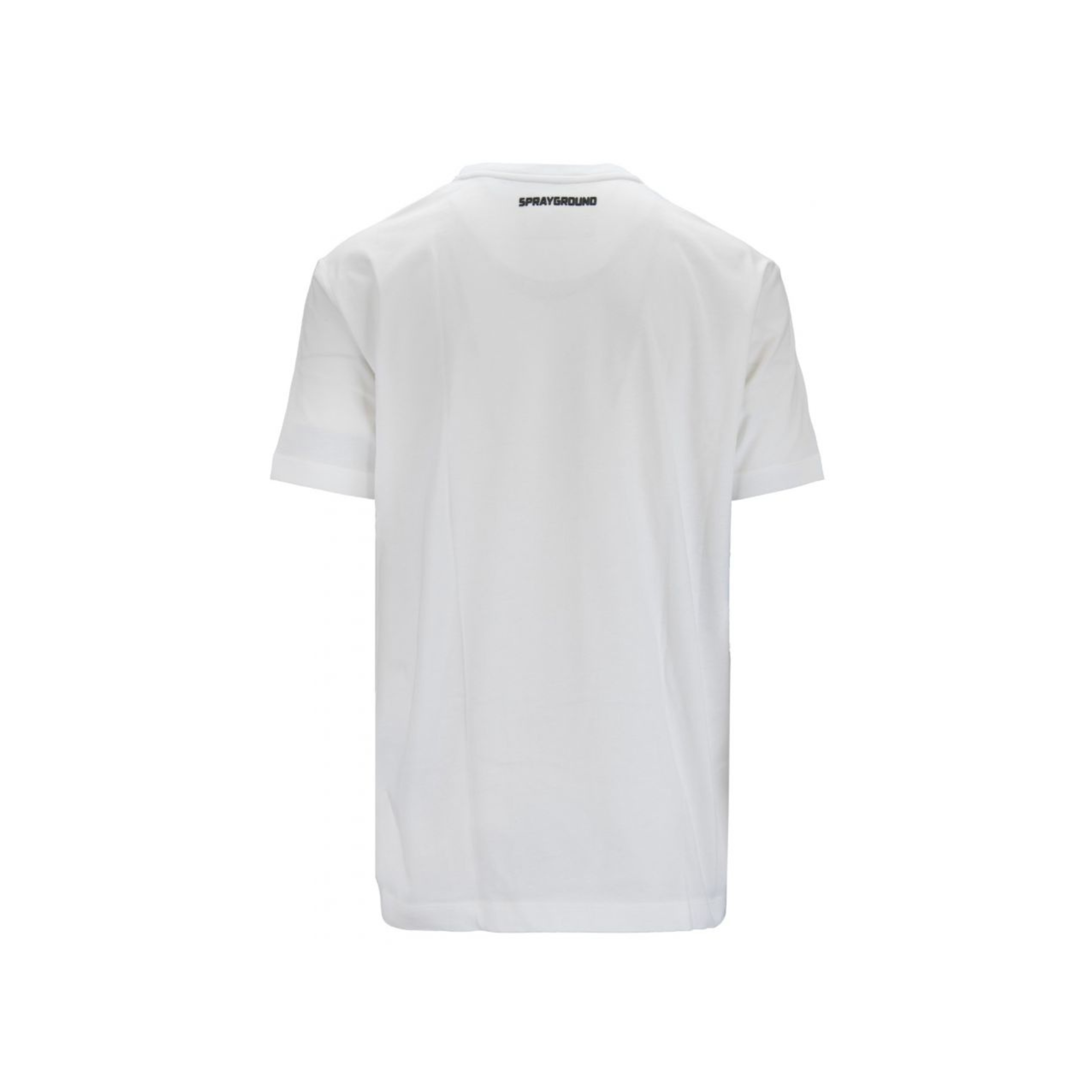 SPRAYGROUND T-SHIRT PIXEL SHARK WHITE