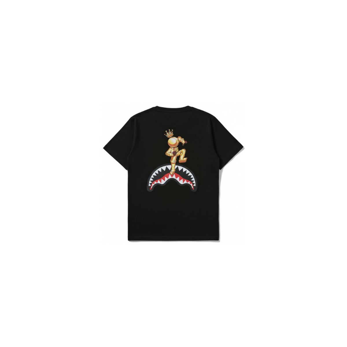 SPRAYGROUND KIDS ASTROMANE JUMP SMOOTH T-SHIRT BLACK J