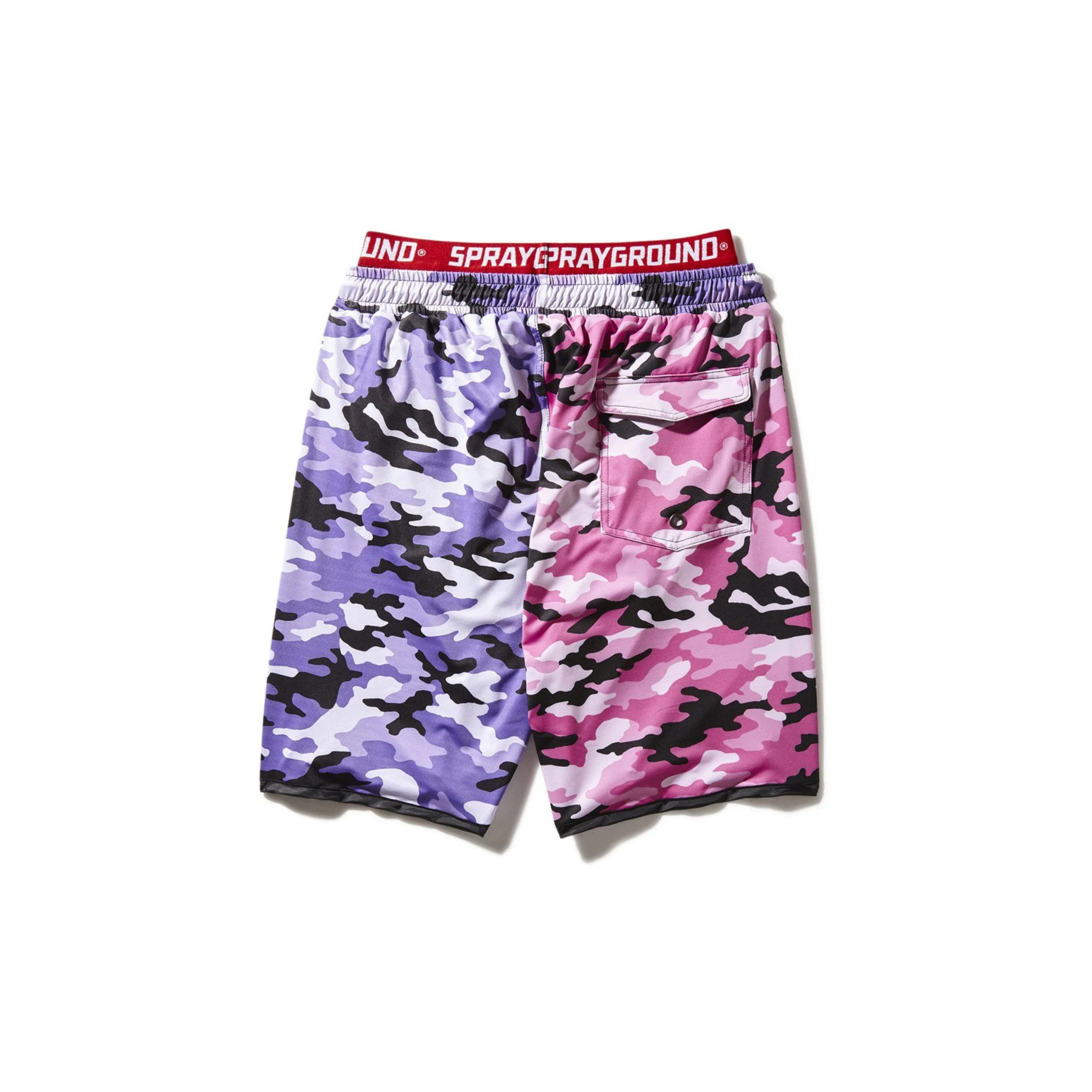 Split Camo Swim Shorts Sprayground