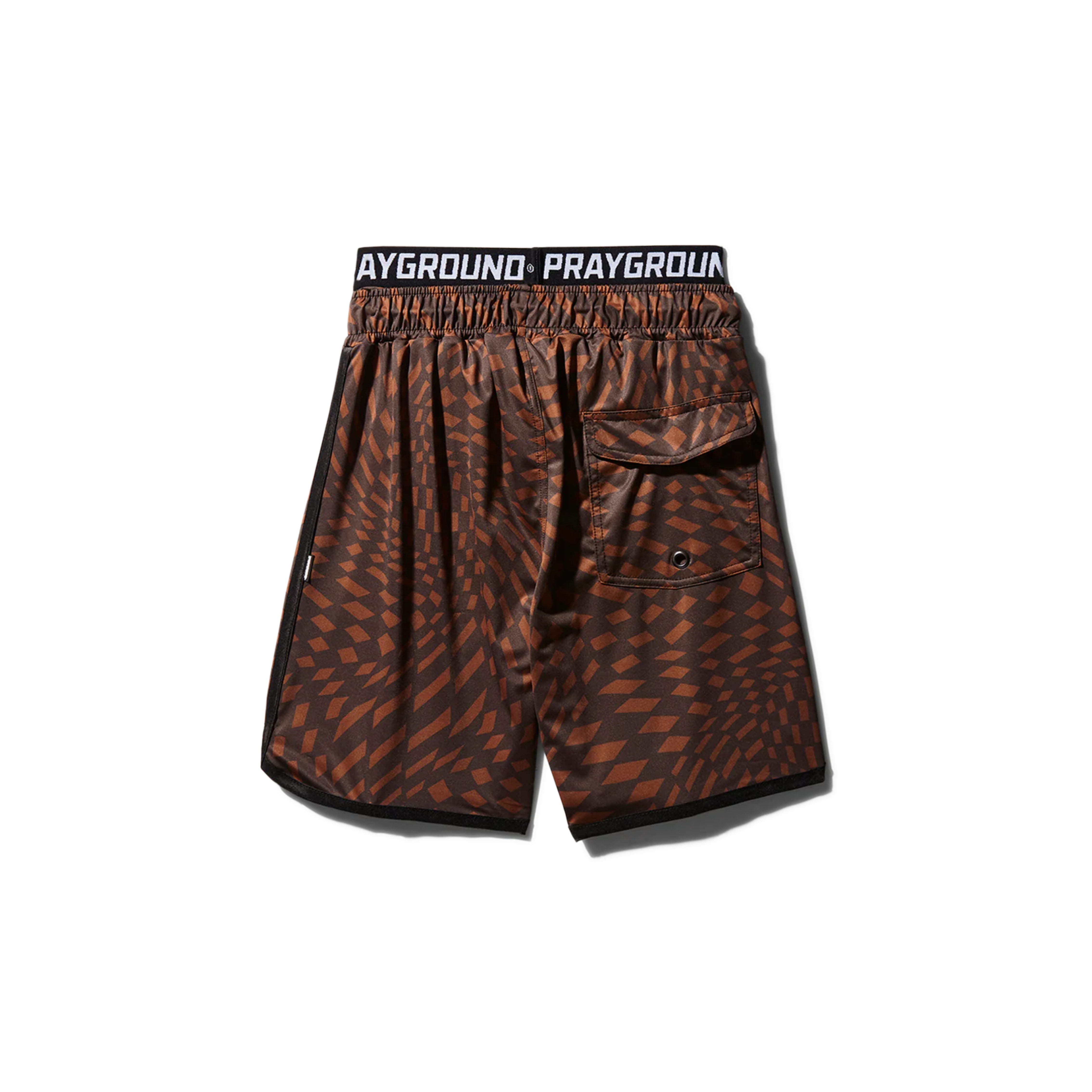 Trippy Henny Swim Shorts Brown Sprayground