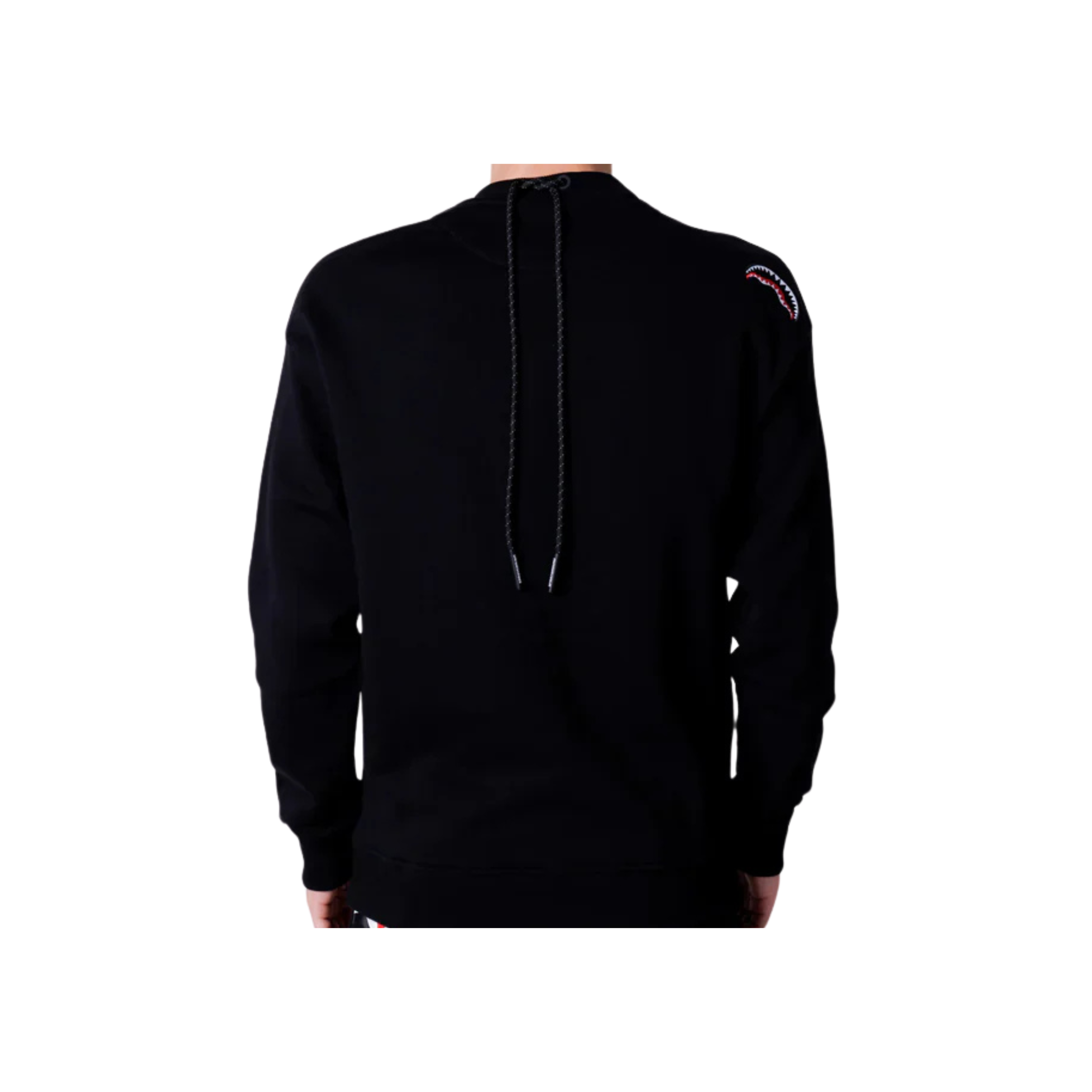 Shark Diagonal Pocket Crewneck black Sprayground
