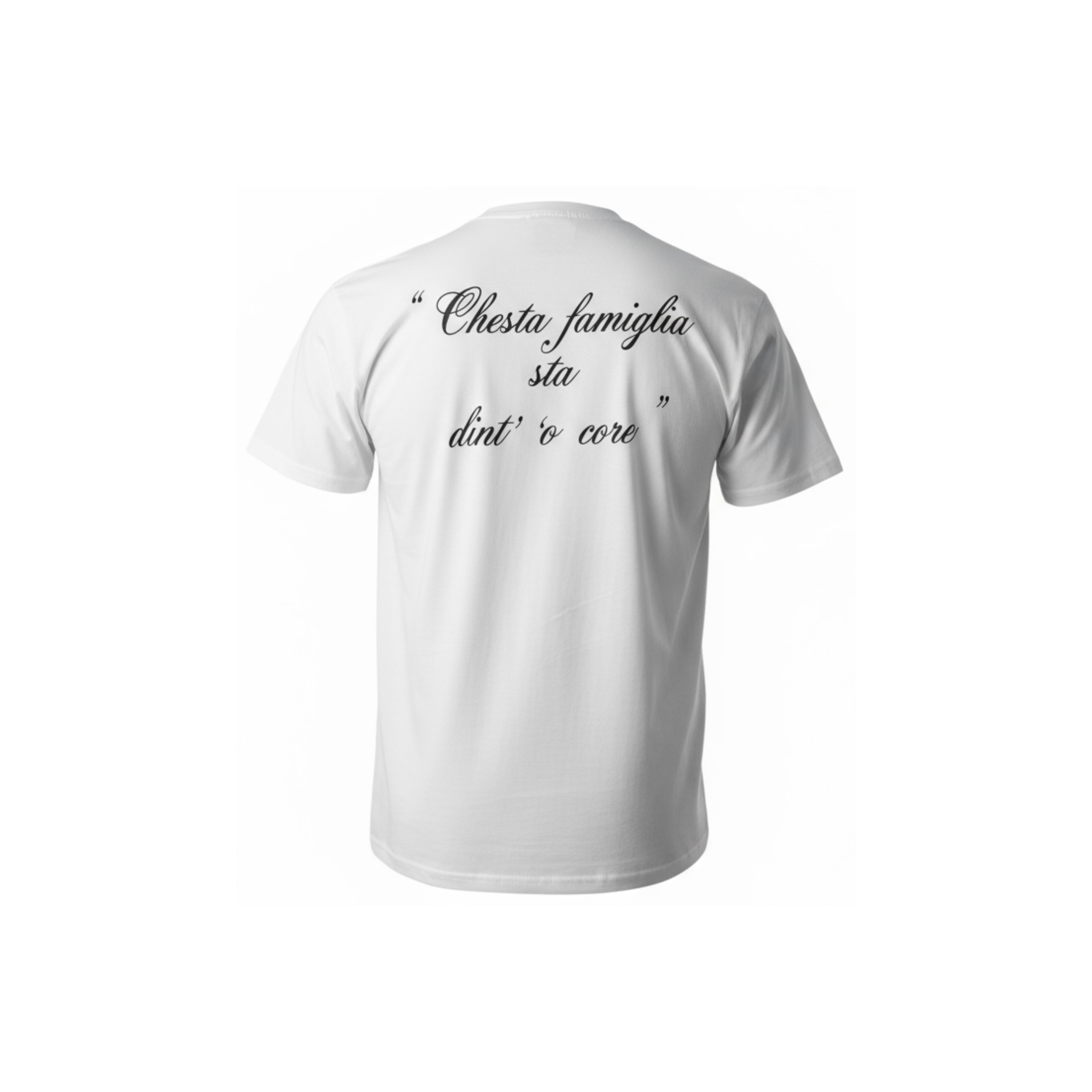 T-shirt Milanostore Family - “Chesta famiglia sta dint’ ‘o core”