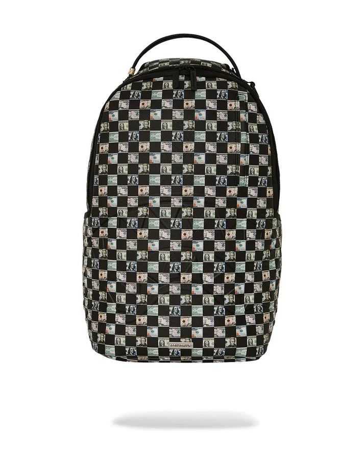ZAINO SPRAYGROUND MONEY CHECK PATTERN DLX