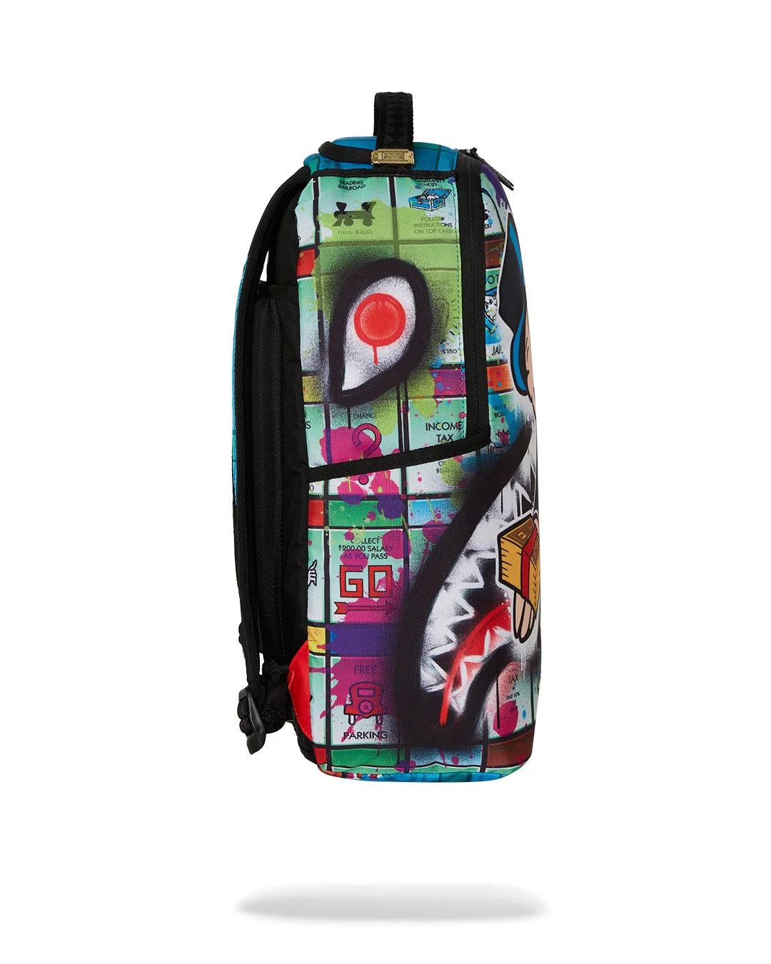 ZAINO SPRAYGROUND MONOPOLY MAN SPRAYED BOARD DLXR