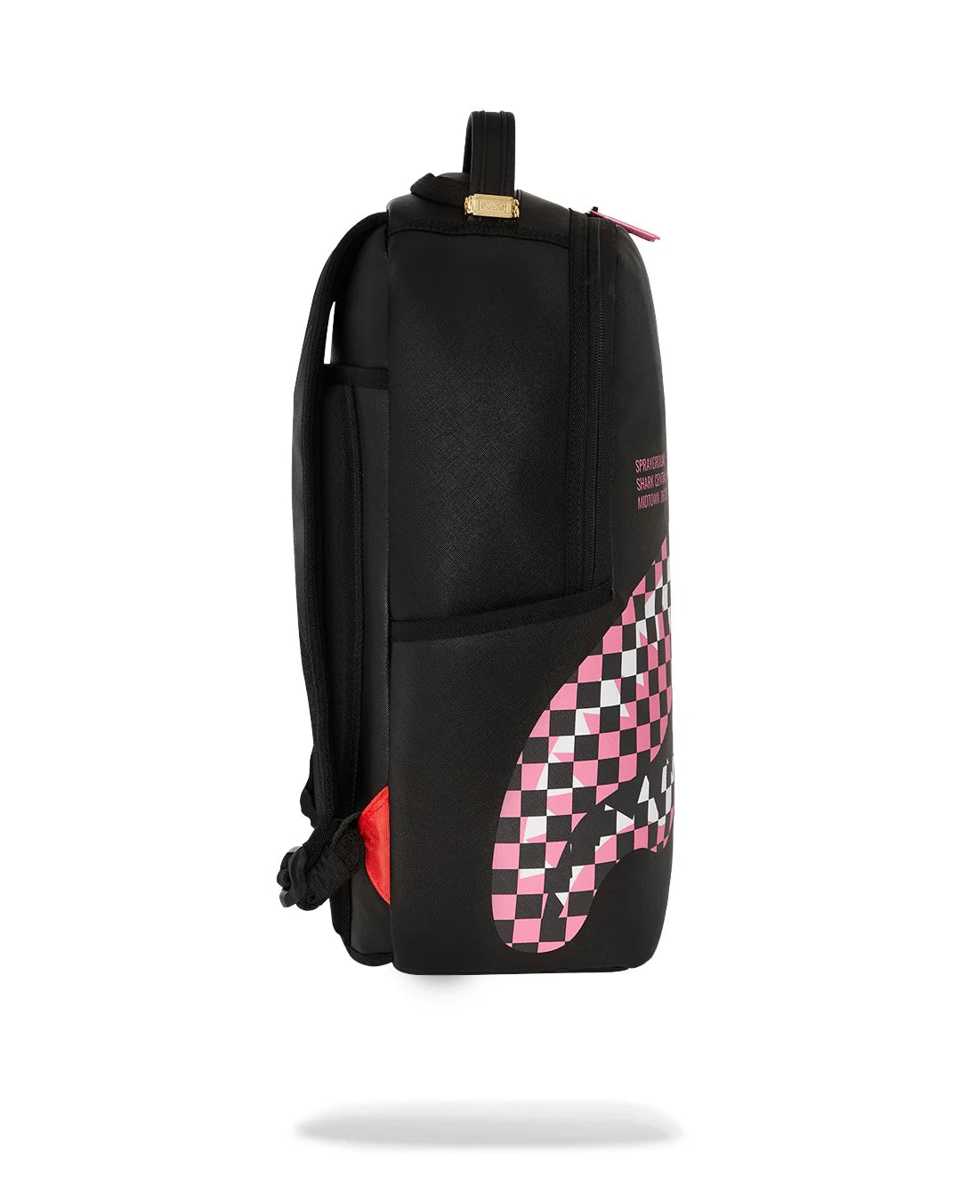 ZAINO SPRAYGROUND SHARK CENTRAL BREAKUP CHECK SORBET GREY