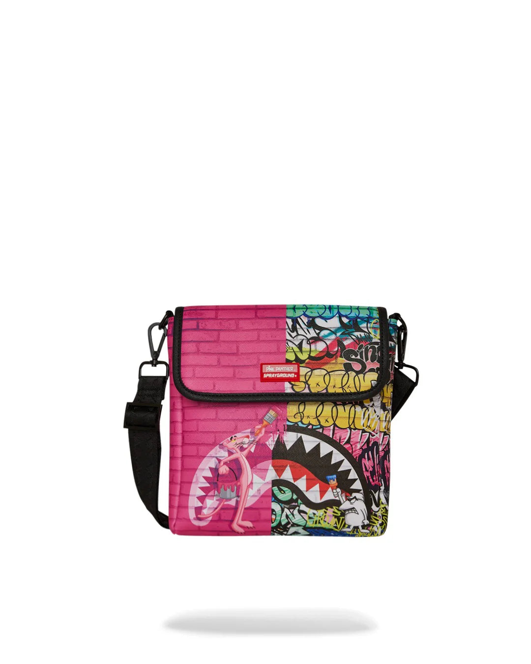 BORSA A TRACOLLA SPRAYGROUND PINK PANTHER PAINTING