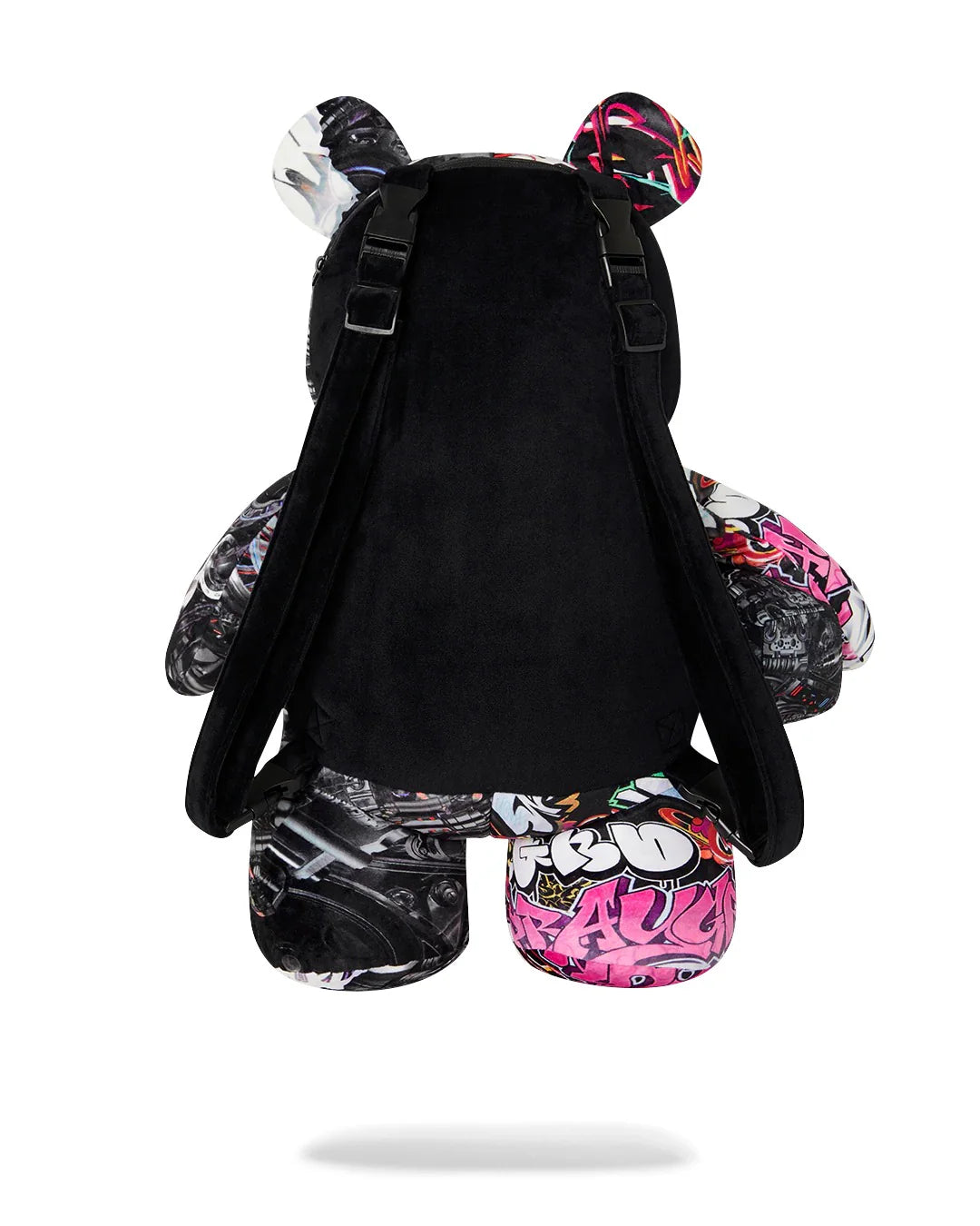 ZAINO SPRAYGROUND SPLIT CYBERSHARK MONEYBEAR TEDDY BEAR