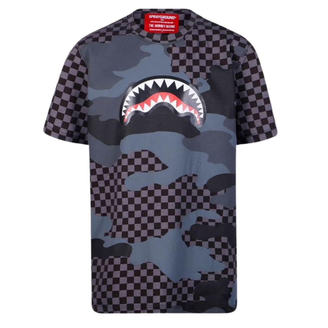 T-shirt Camo Scacchi