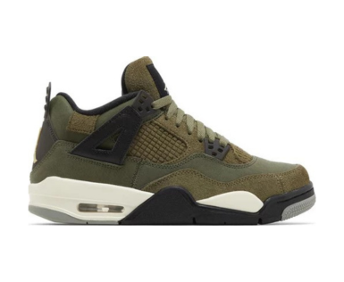 Air Jordan 4 Retro SE Craft GS 'Olive'