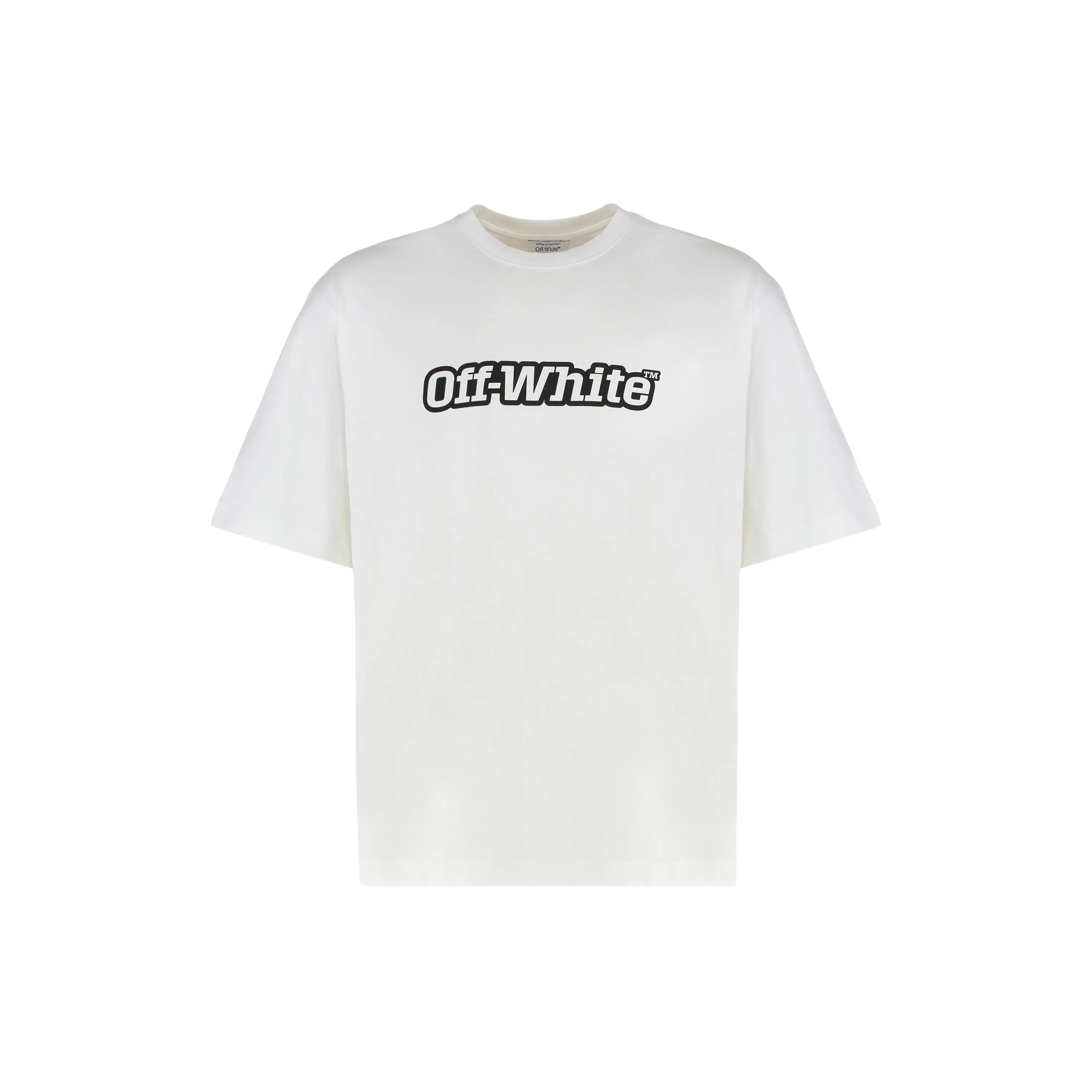 OFF-WHITE T-SHIRT CON STAMPA LOGO
