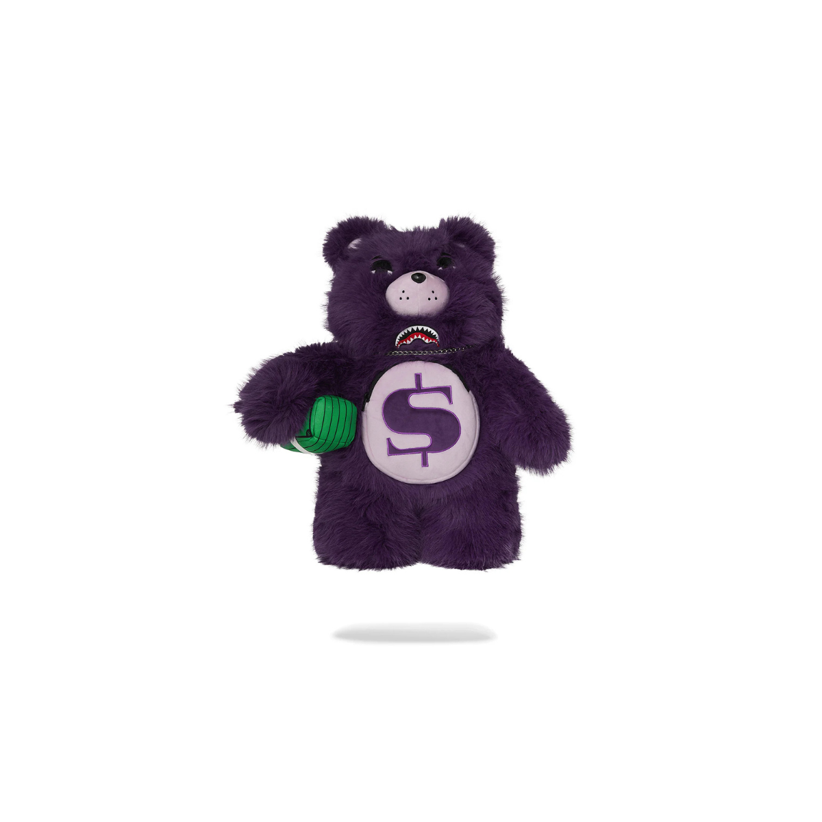ZAINO SPRAYGROUND FUR CRAY PURP MONEYBEAR