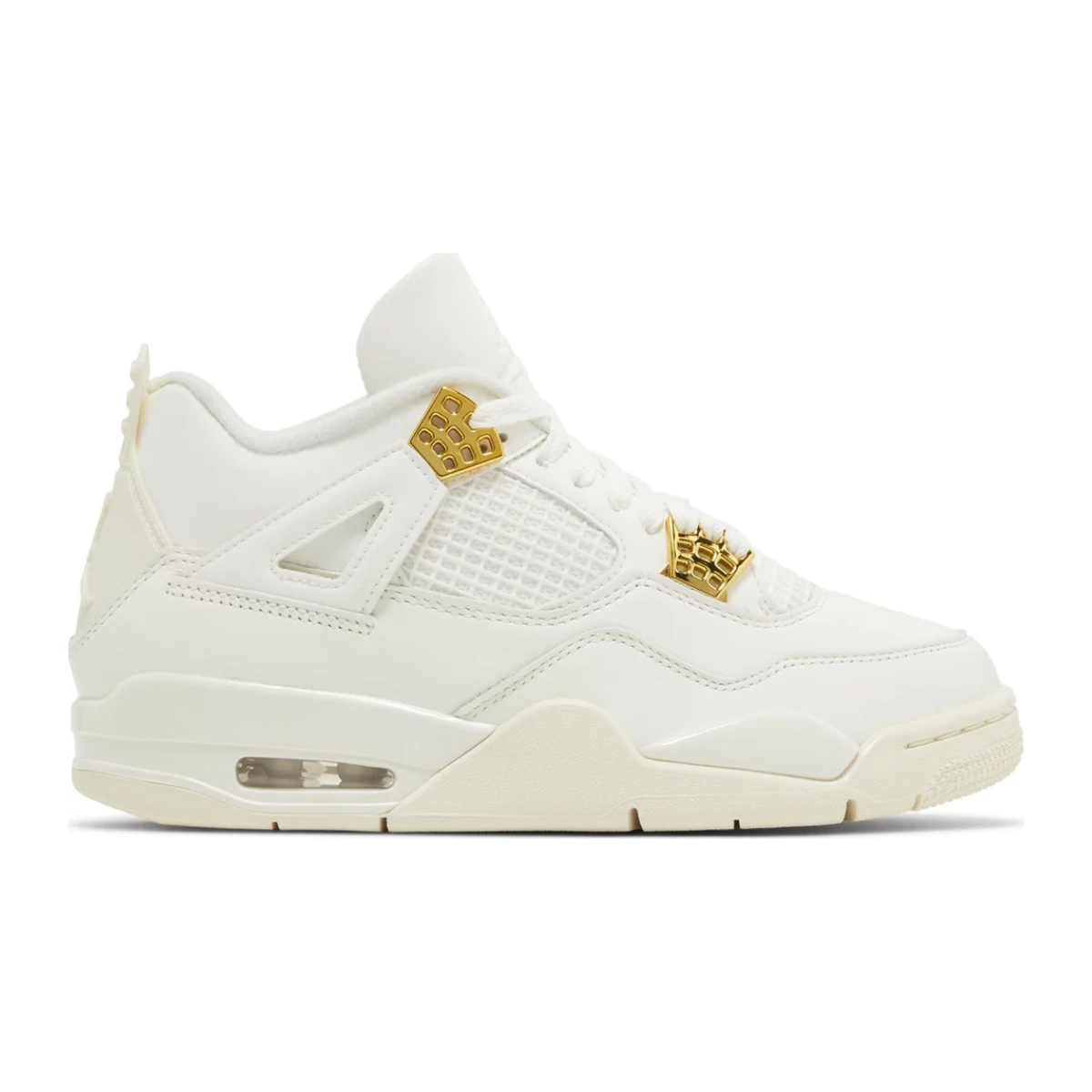 Wmns Air Jordan 4 Retro 'Metallic Gold'