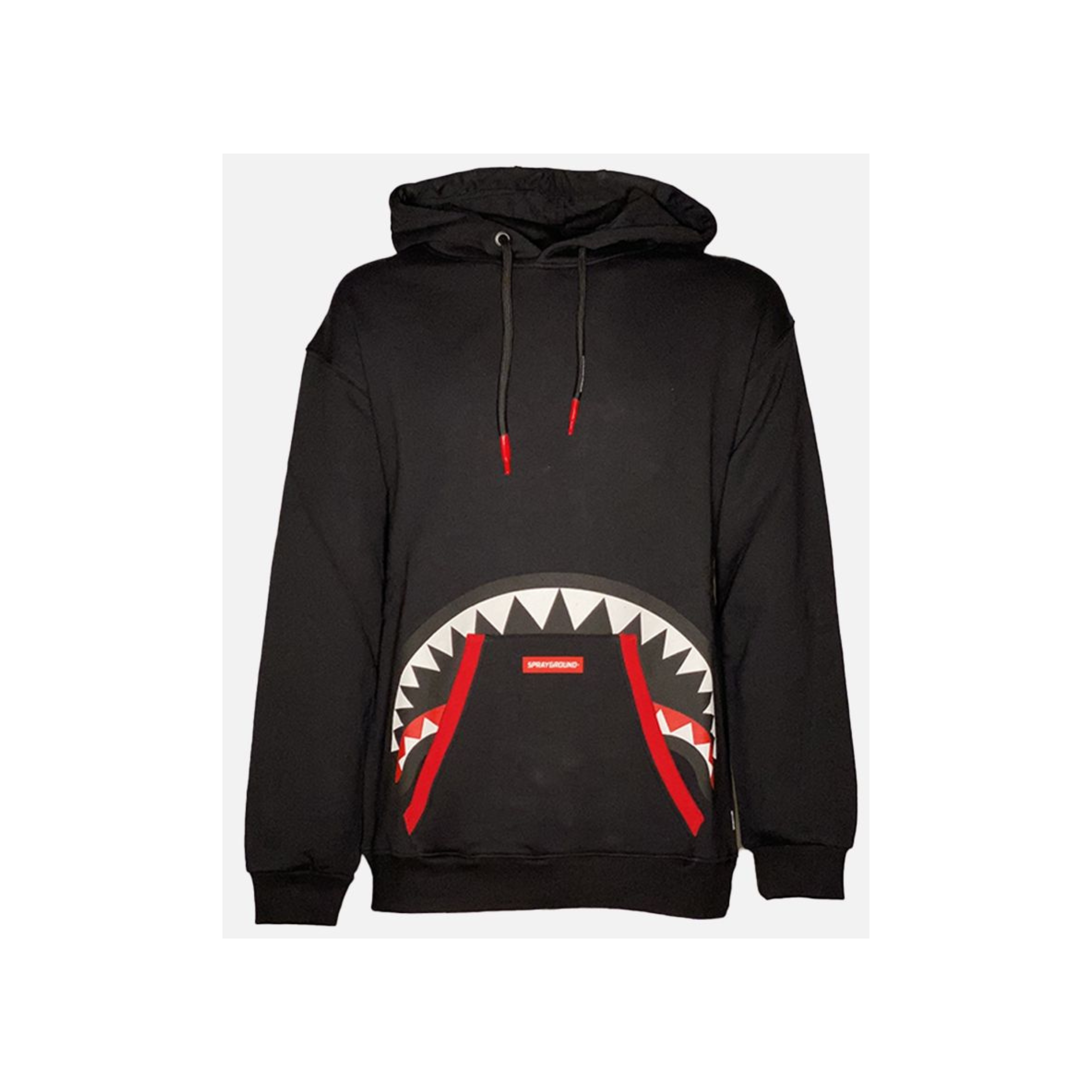 SPRAYGROUND HOODIE HIDDEN SHARK BLACK