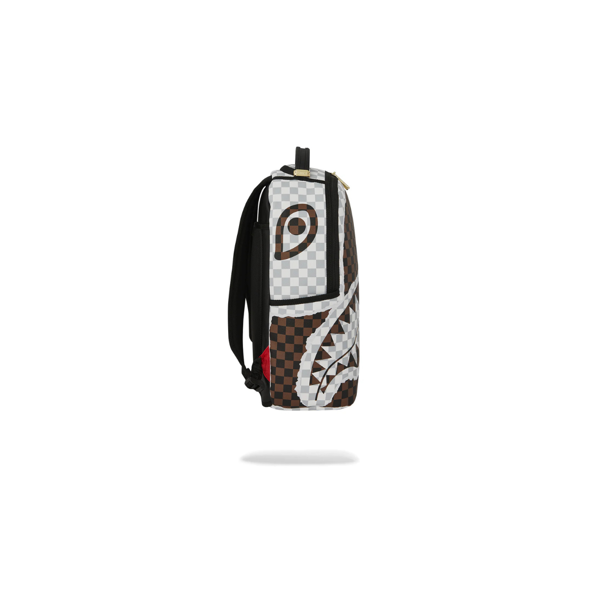 ZAINO SPRAYGROUND CREAM BROWN TEAR CHECK