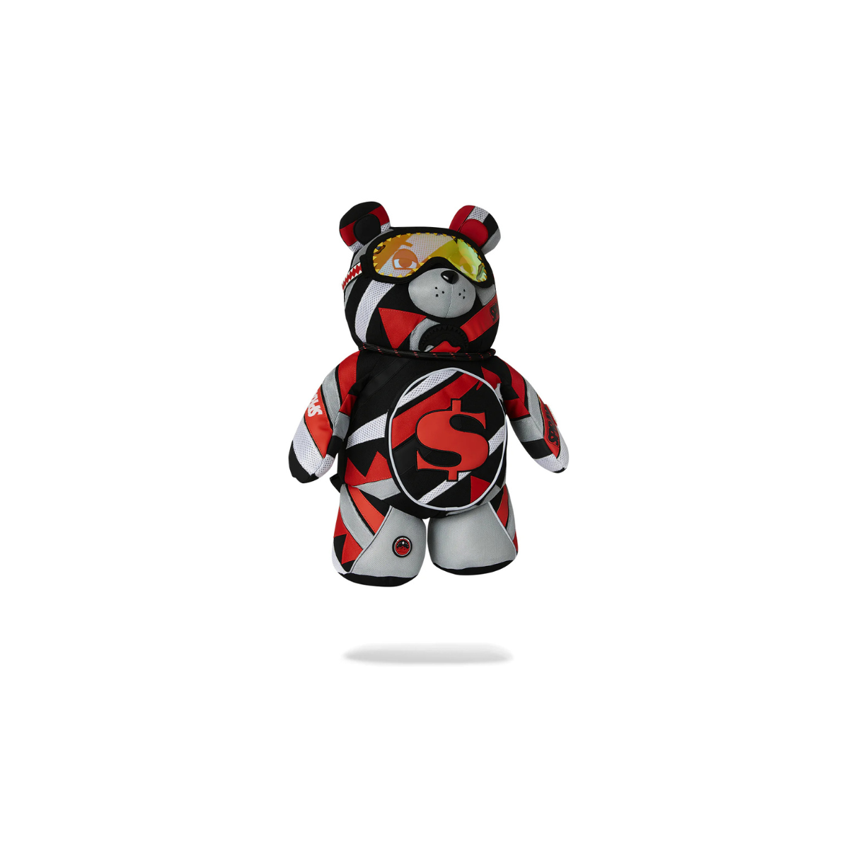 ZAINO SPRAYGROUND SHREDDED ARCTIC MONEYBEAR