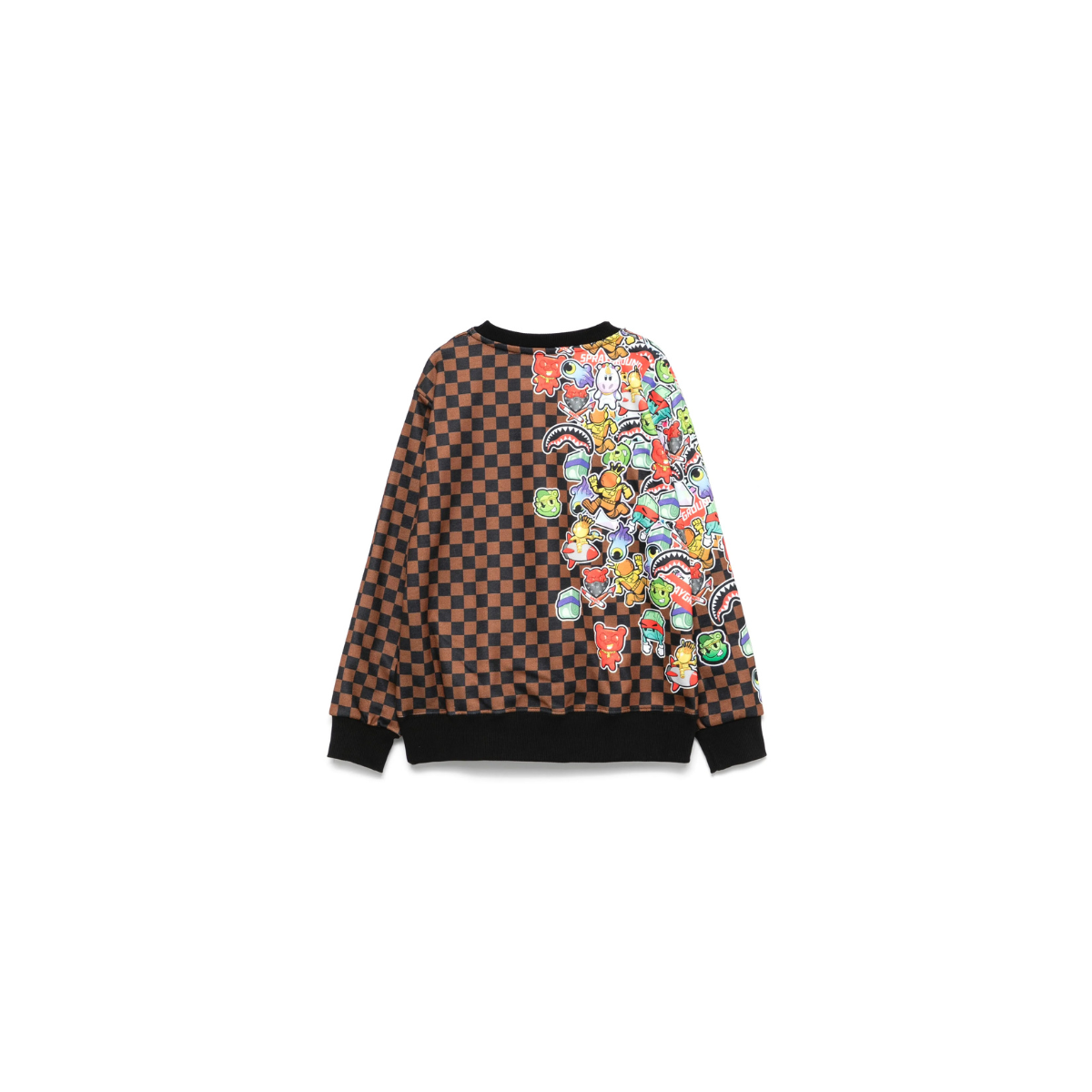 SPRAYGROUND KIDS STICKER BOMB CREWNECK