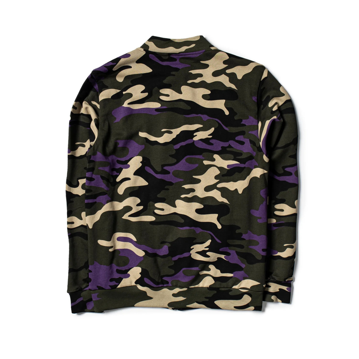 Giacca Zip Purple Camo