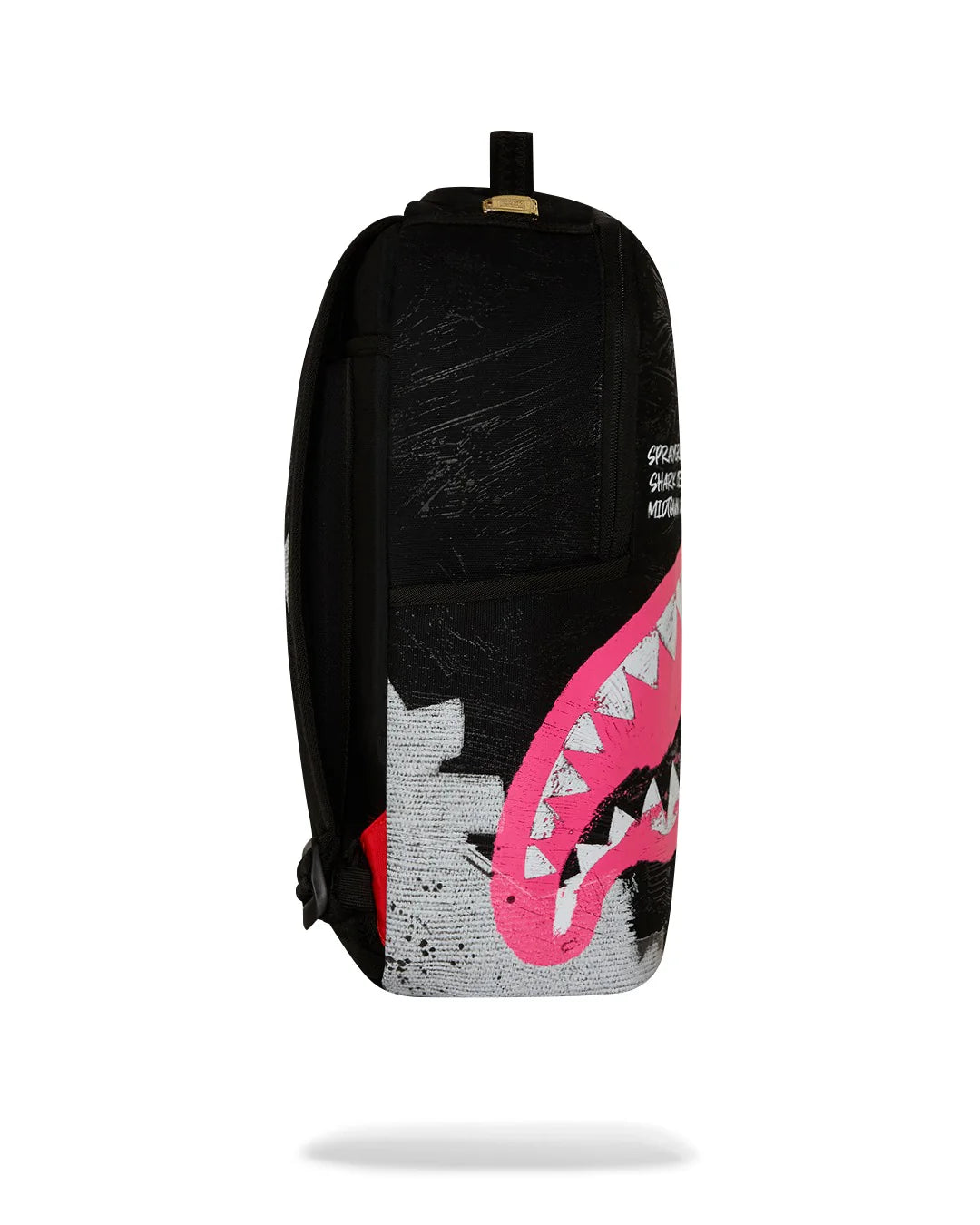 ZAINO SPRAYGROUND SHARK CENTRAL SORBET HAND PAINTED DLX-COTTON