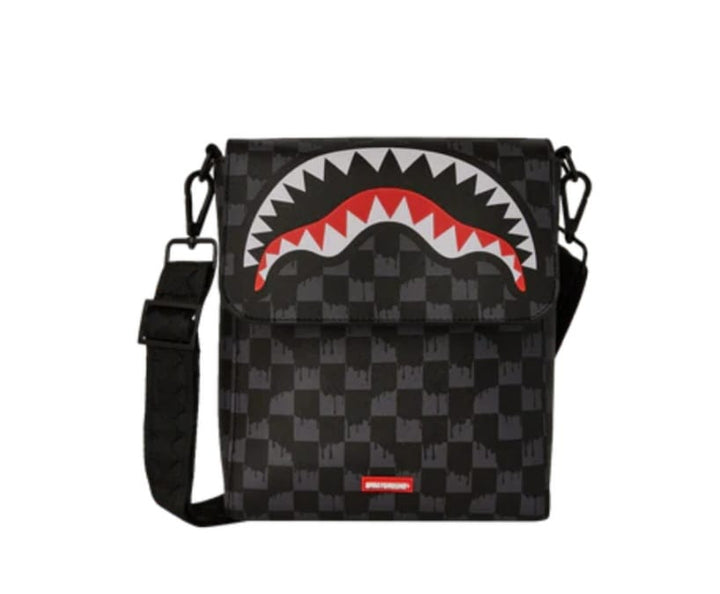 Borsa Tracolla Drip Check Shark